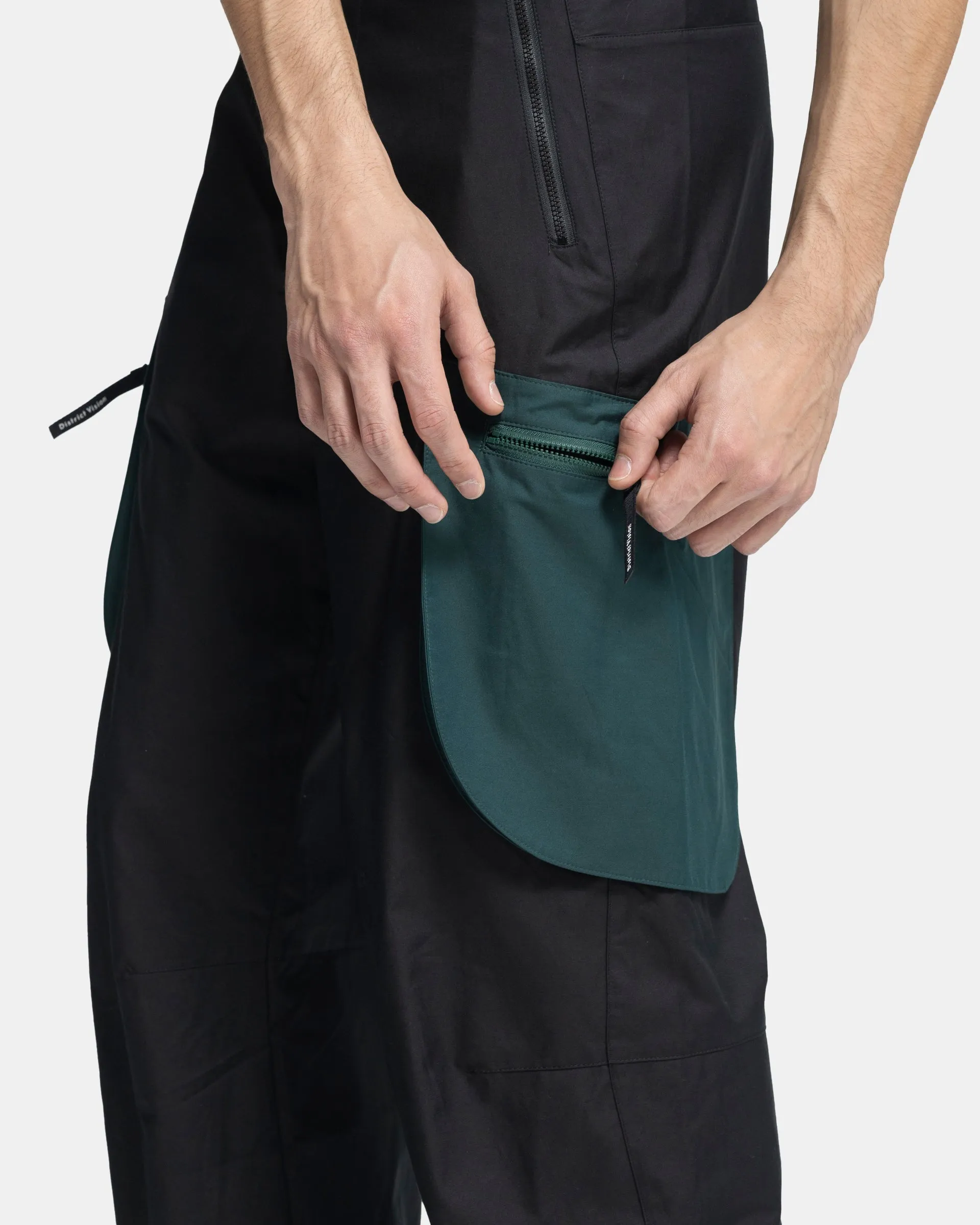 Organic Cotton Cargo Pants in Black