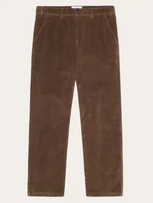 Organic Cotton Chuck Corduroy Pants GOTS - Demitasse (brown)