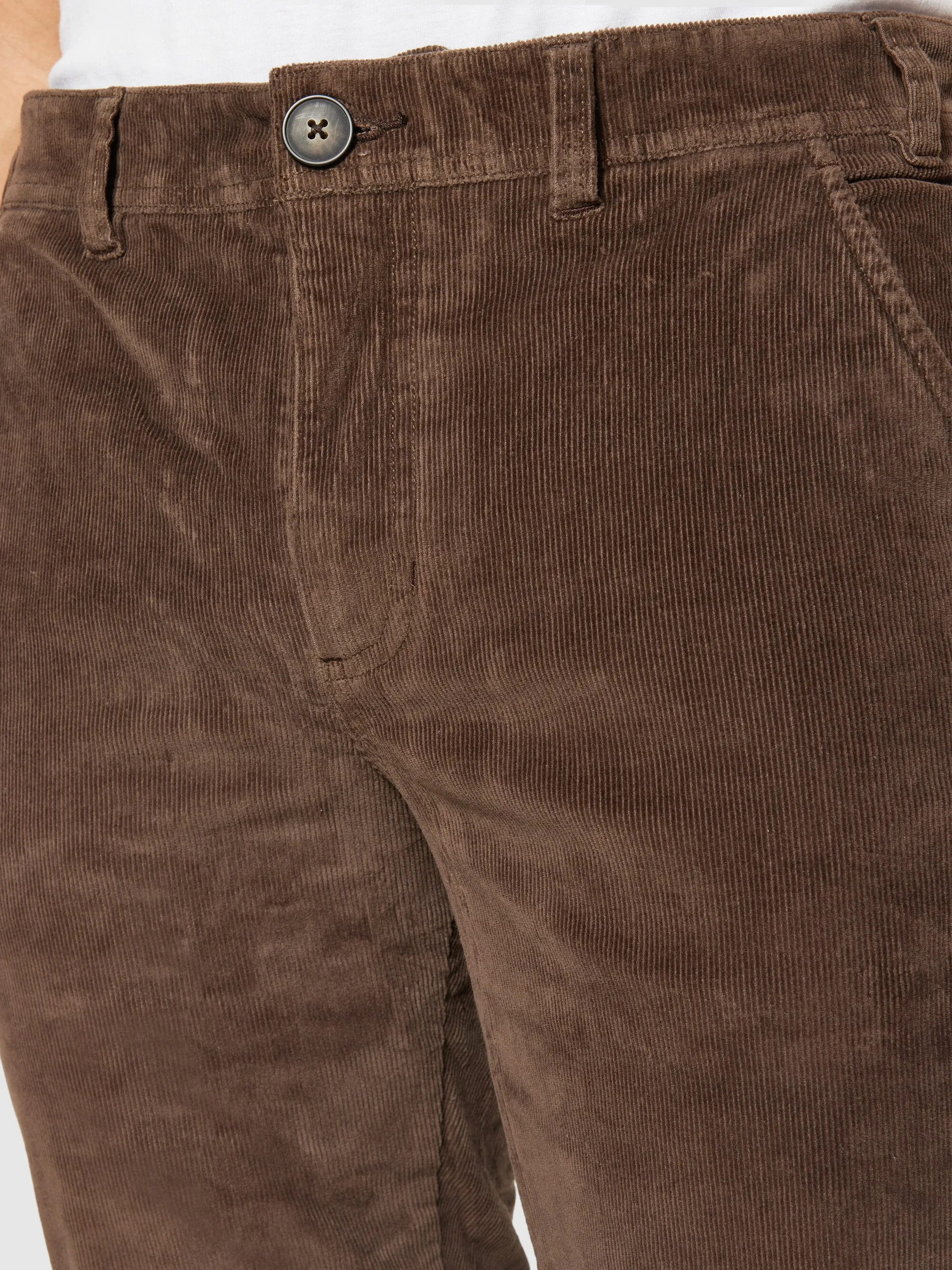 Organic Cotton Chuck Corduroy Pants GOTS - Demitasse (brown)