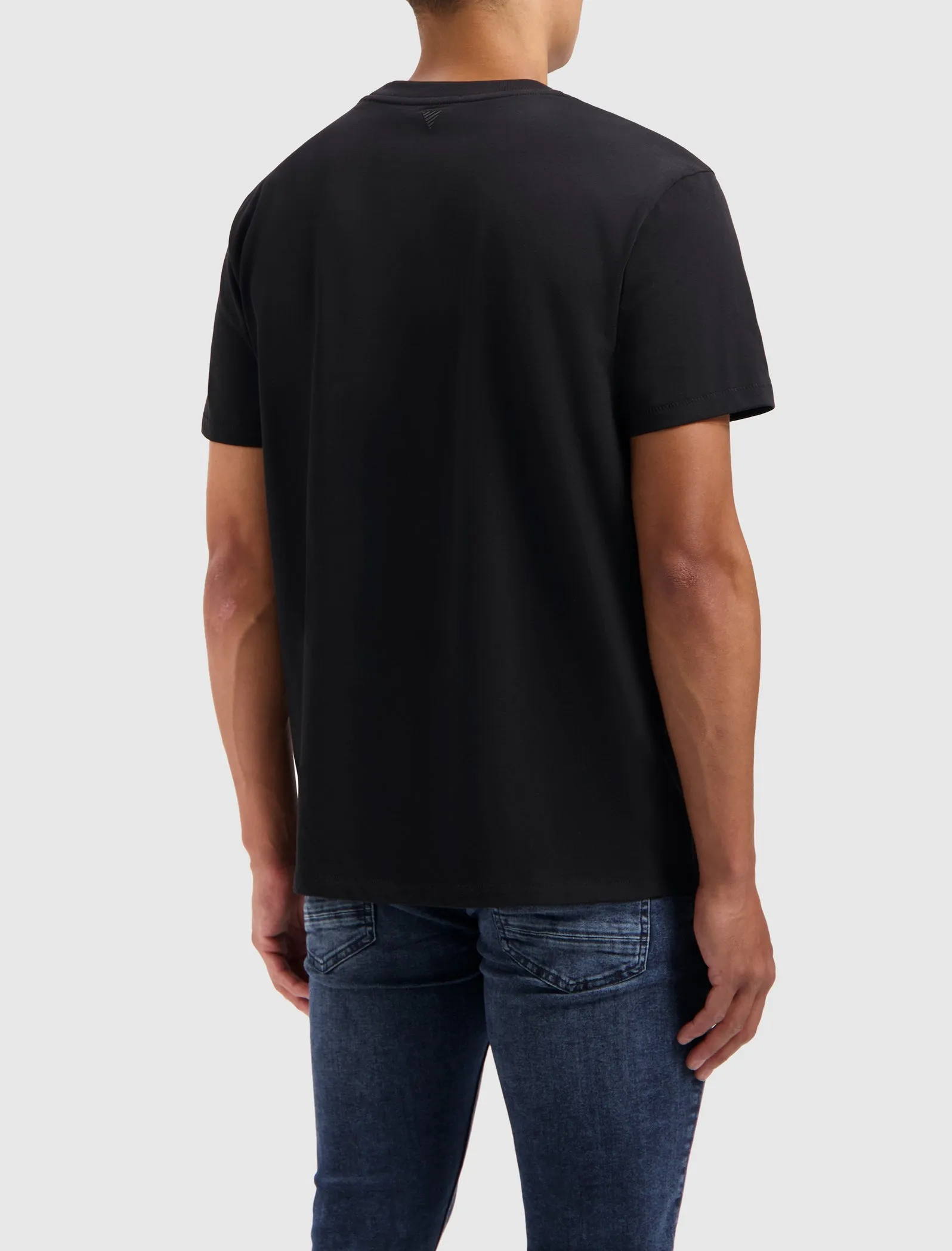 Organic Sideline Wordmark T-shirt | Black