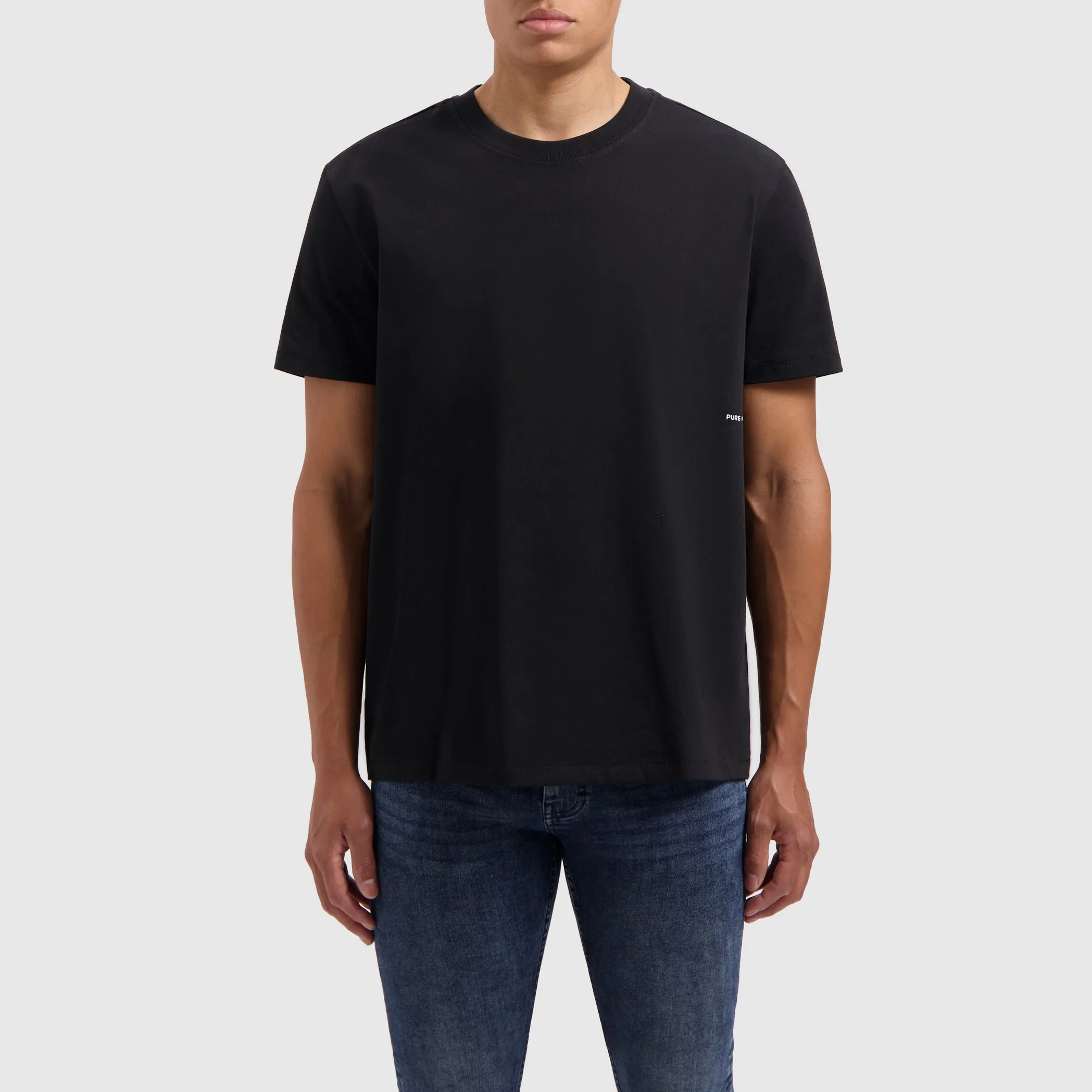 Organic Sideline Wordmark T-shirt | Black