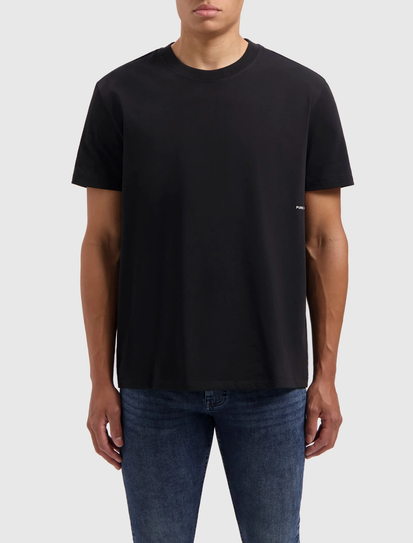 Organic Sideline Wordmark T-shirt | Black