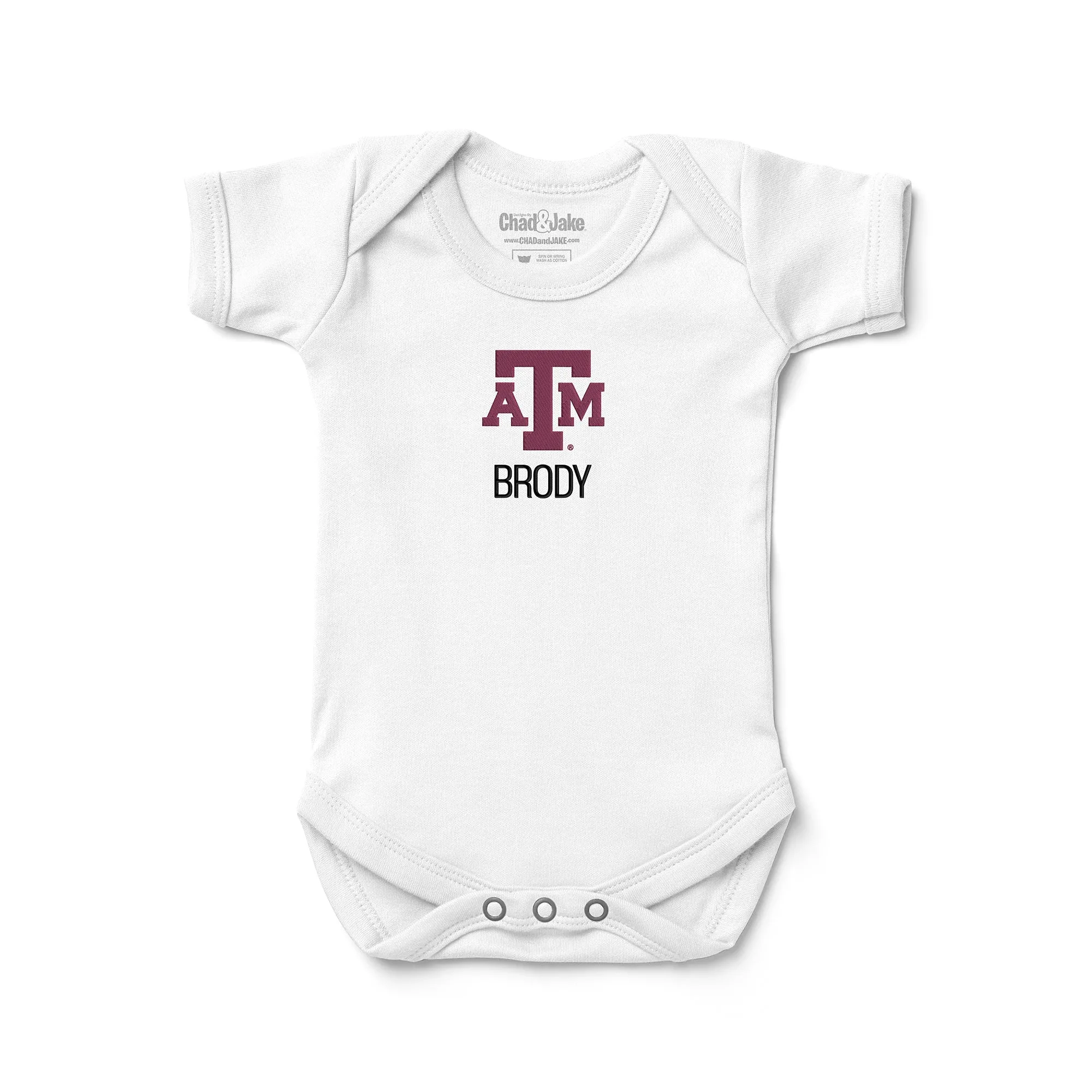 Personalized Texas A&M Aggies Bodysuit