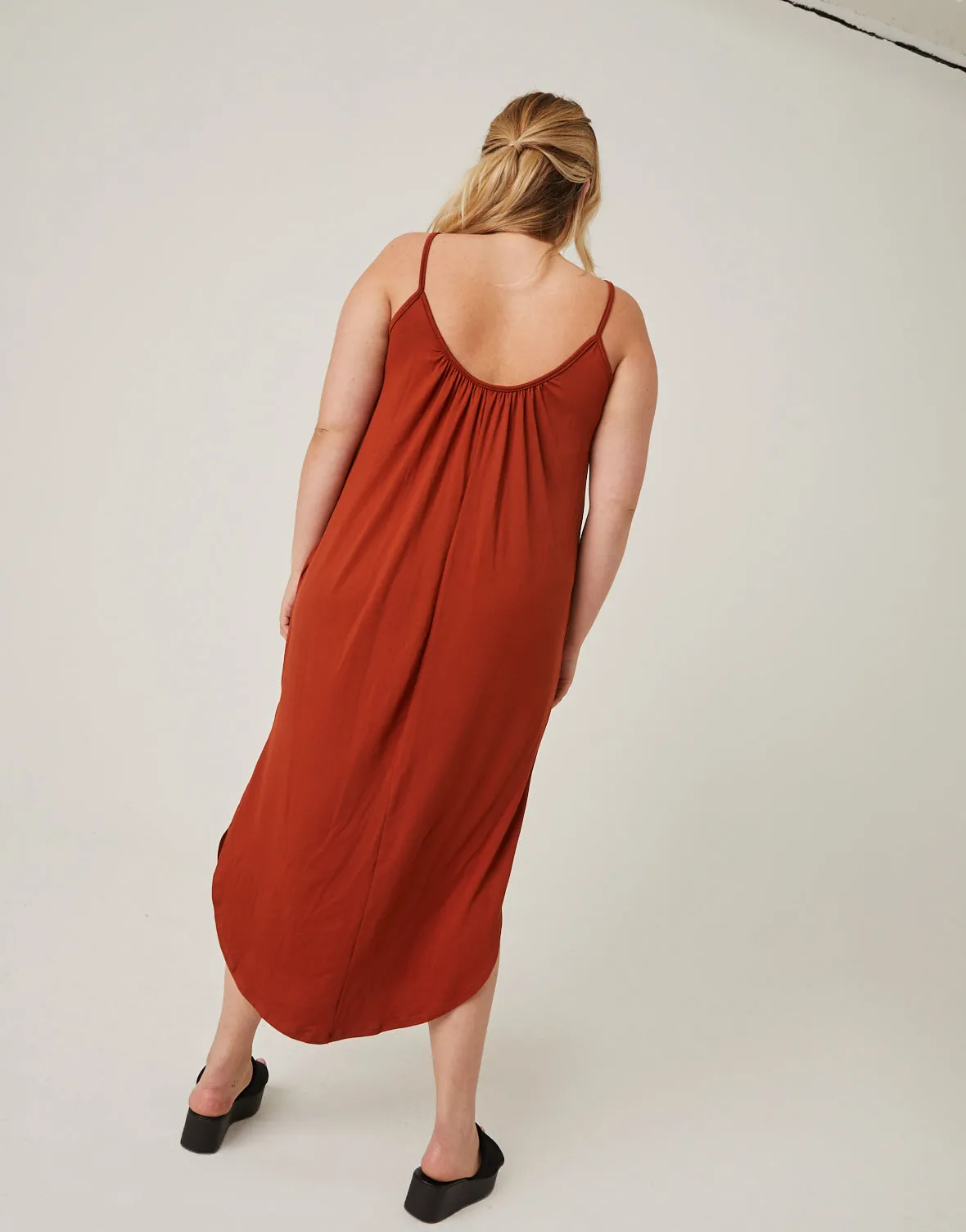 Plus Size Flowy Knit Tank Dress