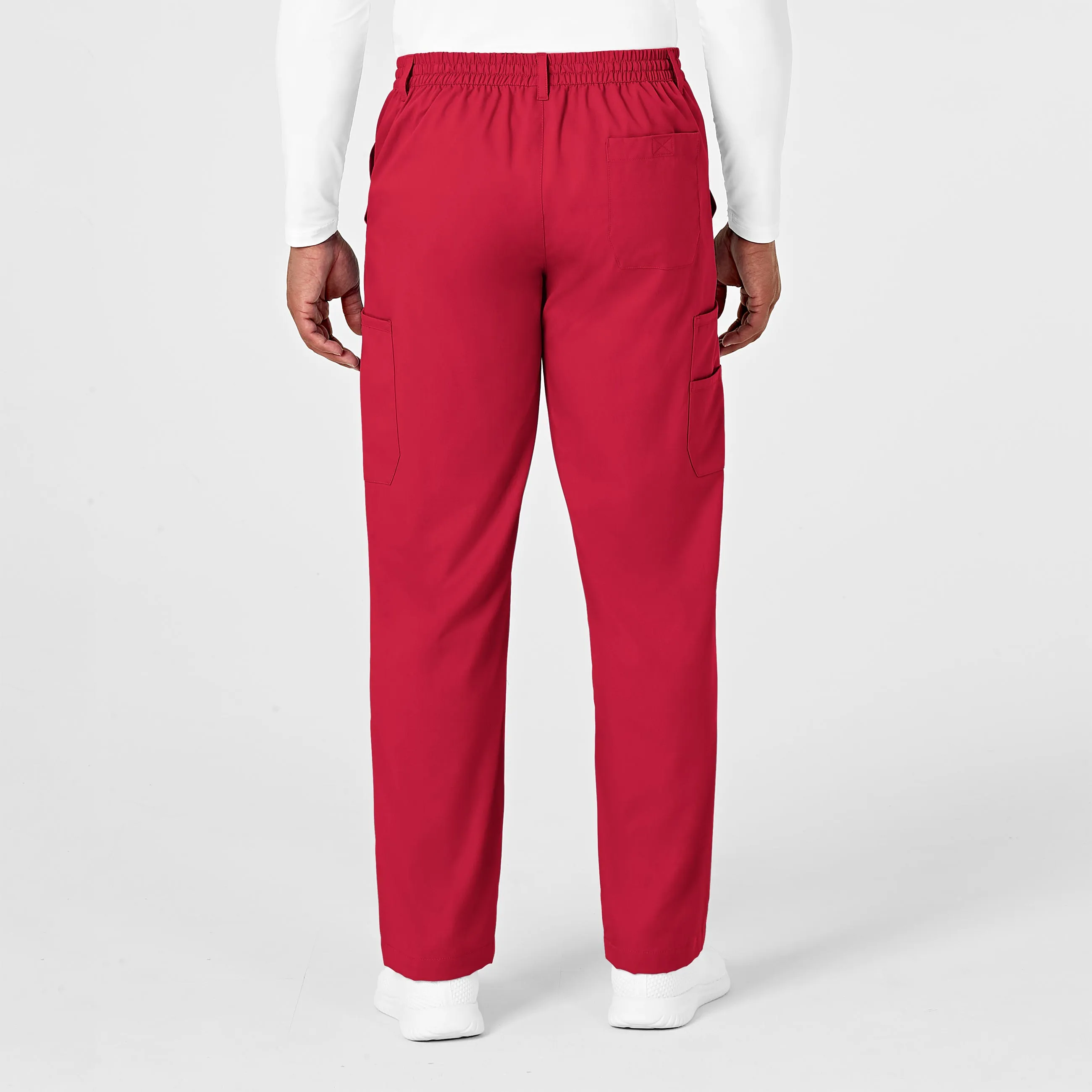 PRO Men's Cargo Scrub Pant - Red