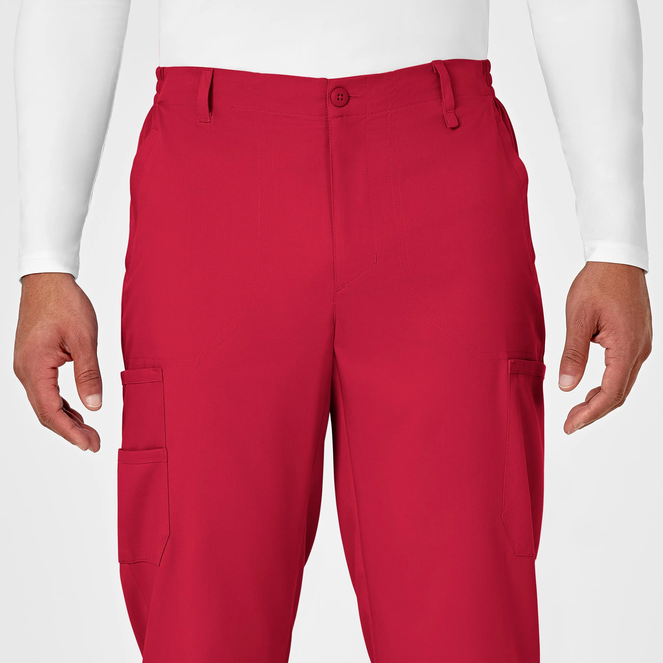 PRO Men's Cargo Scrub Pant - Red