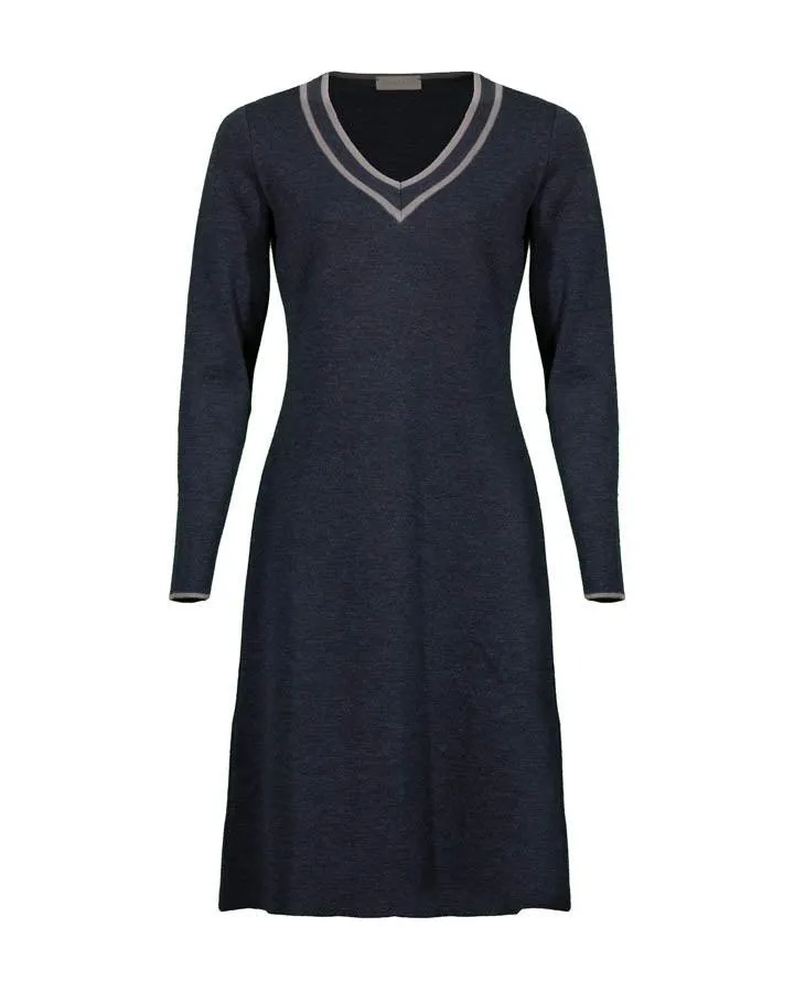 Purotatto V-Neck Knit Dress