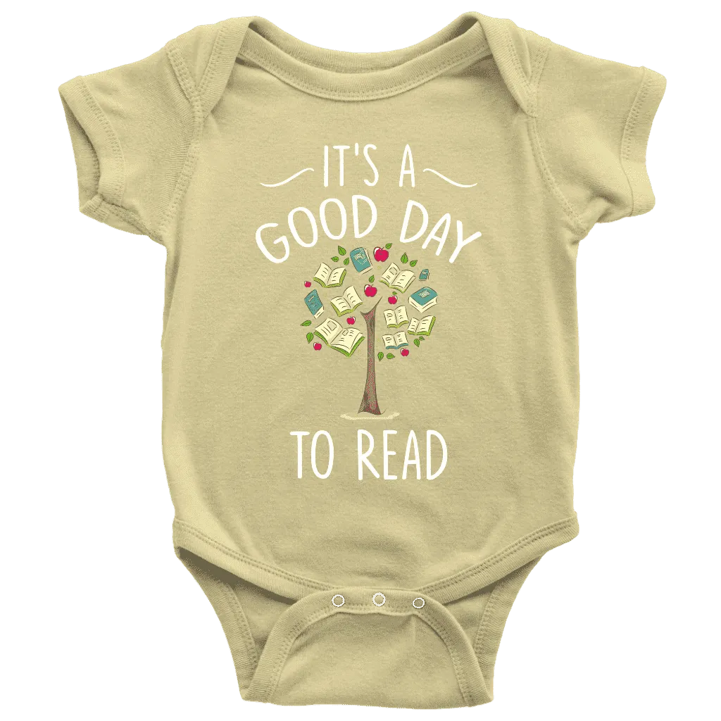 "It's a good day to read" BABY BODYSUITS