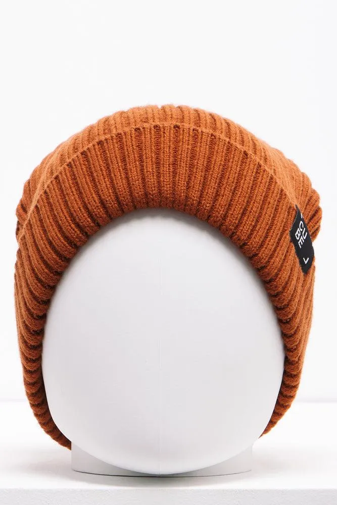 Rib Beanie Rust