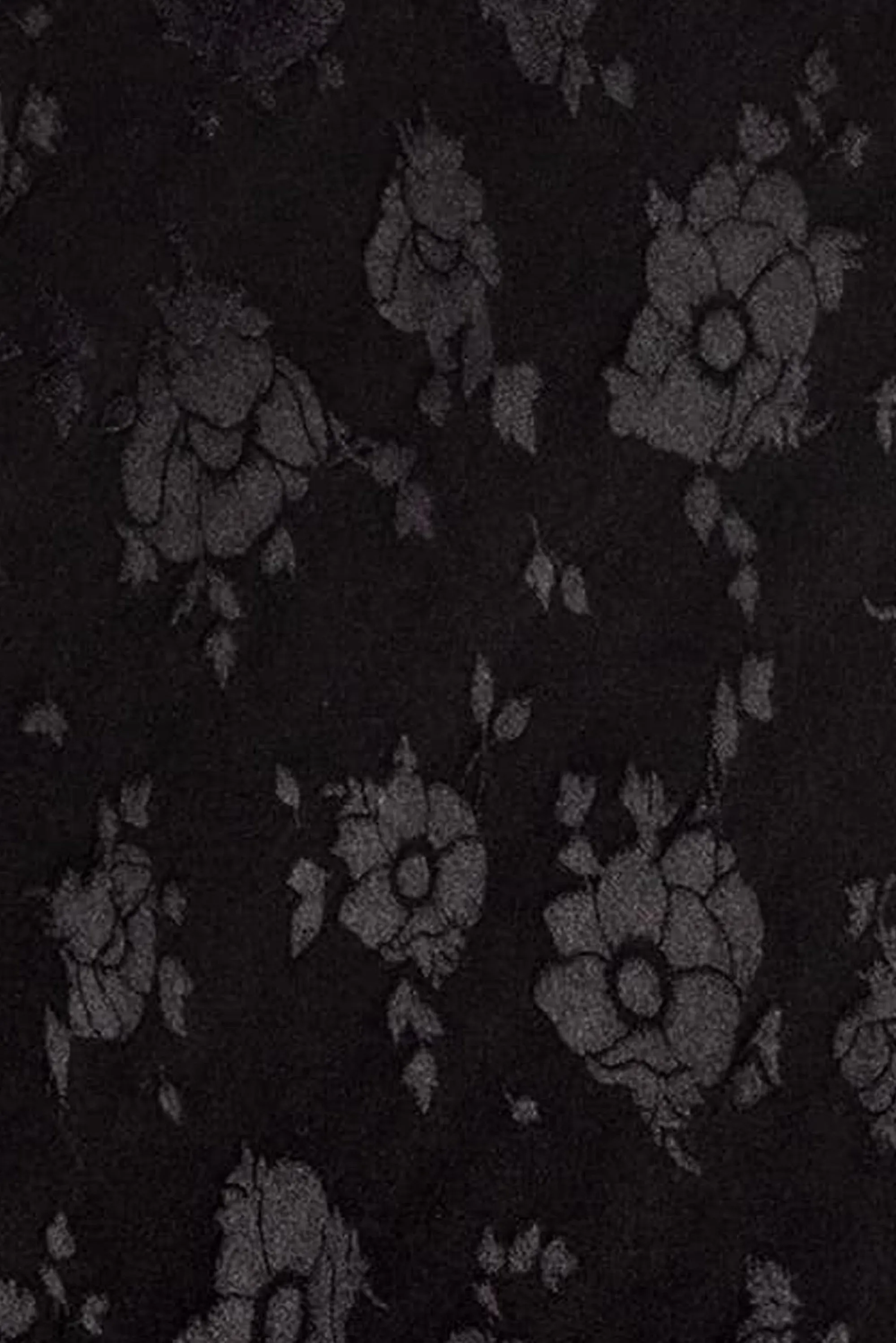 Sandrine - Black Poppy Jacquard