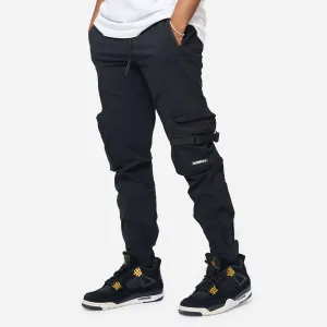 Staple Nylon Cargo Pants Black