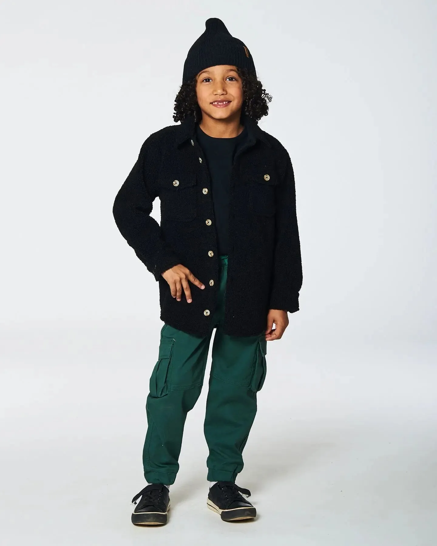 Stretch Twill Cargo Jogger Pants Forest Green