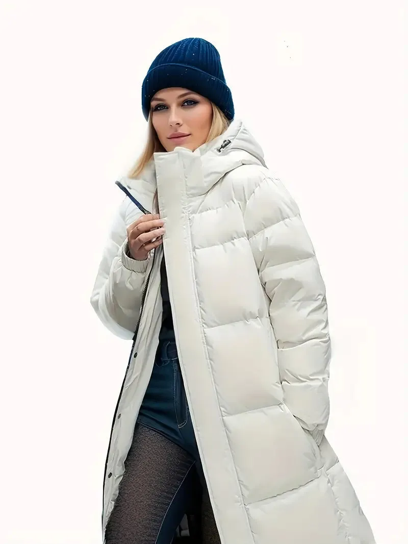 Stylish Long Winter Parka Jacket for Women | Ideal for Winter