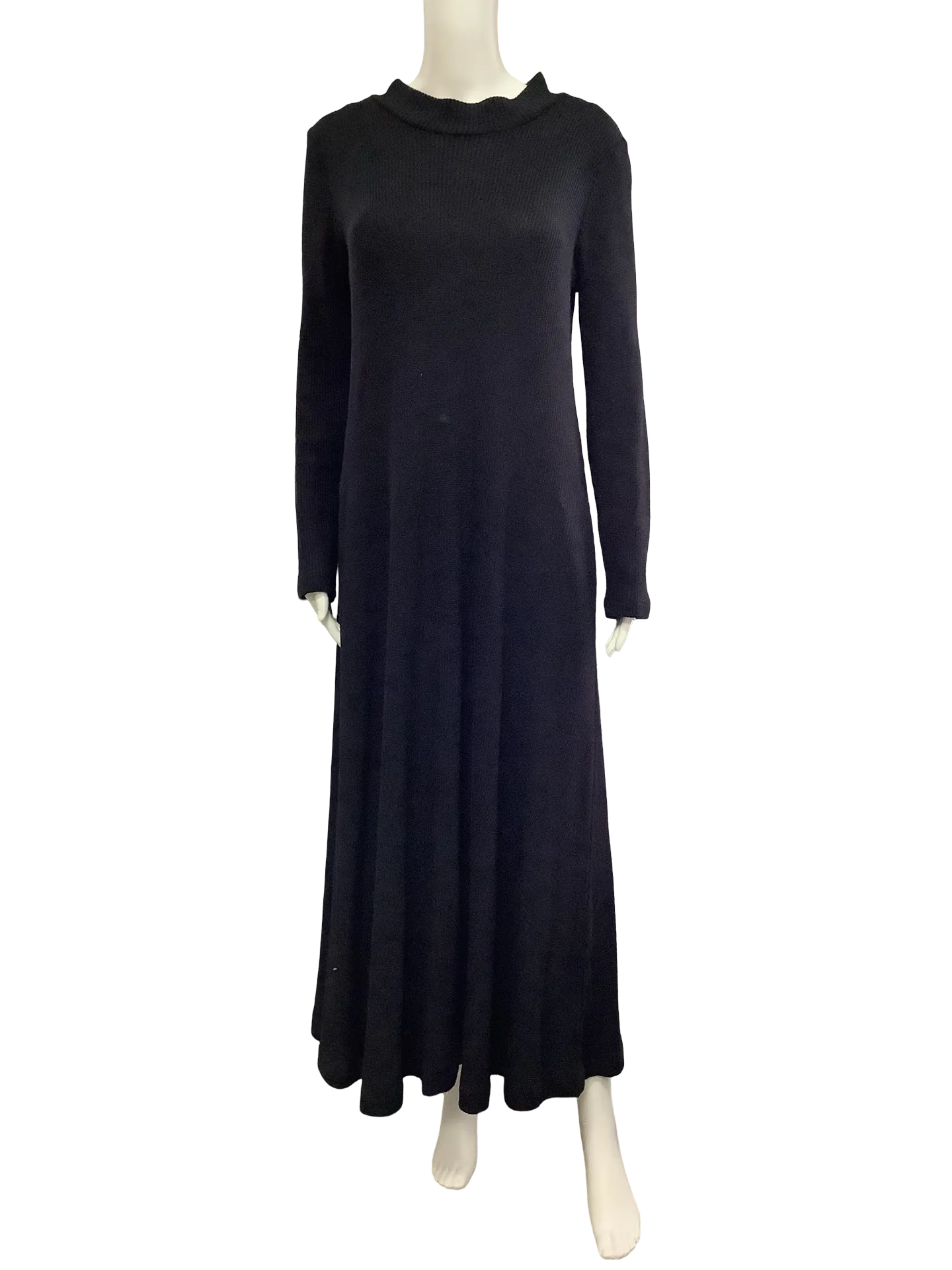 Urban by Alembika Sweater Dress Mock Neck Maxi Length Size: M