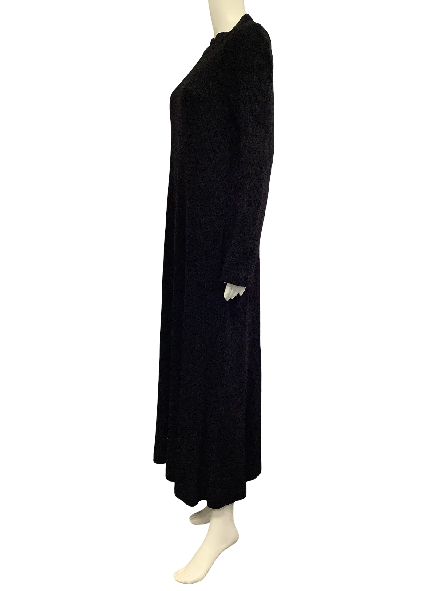 Urban by Alembika Sweater Dress Mock Neck Maxi Length Size: M