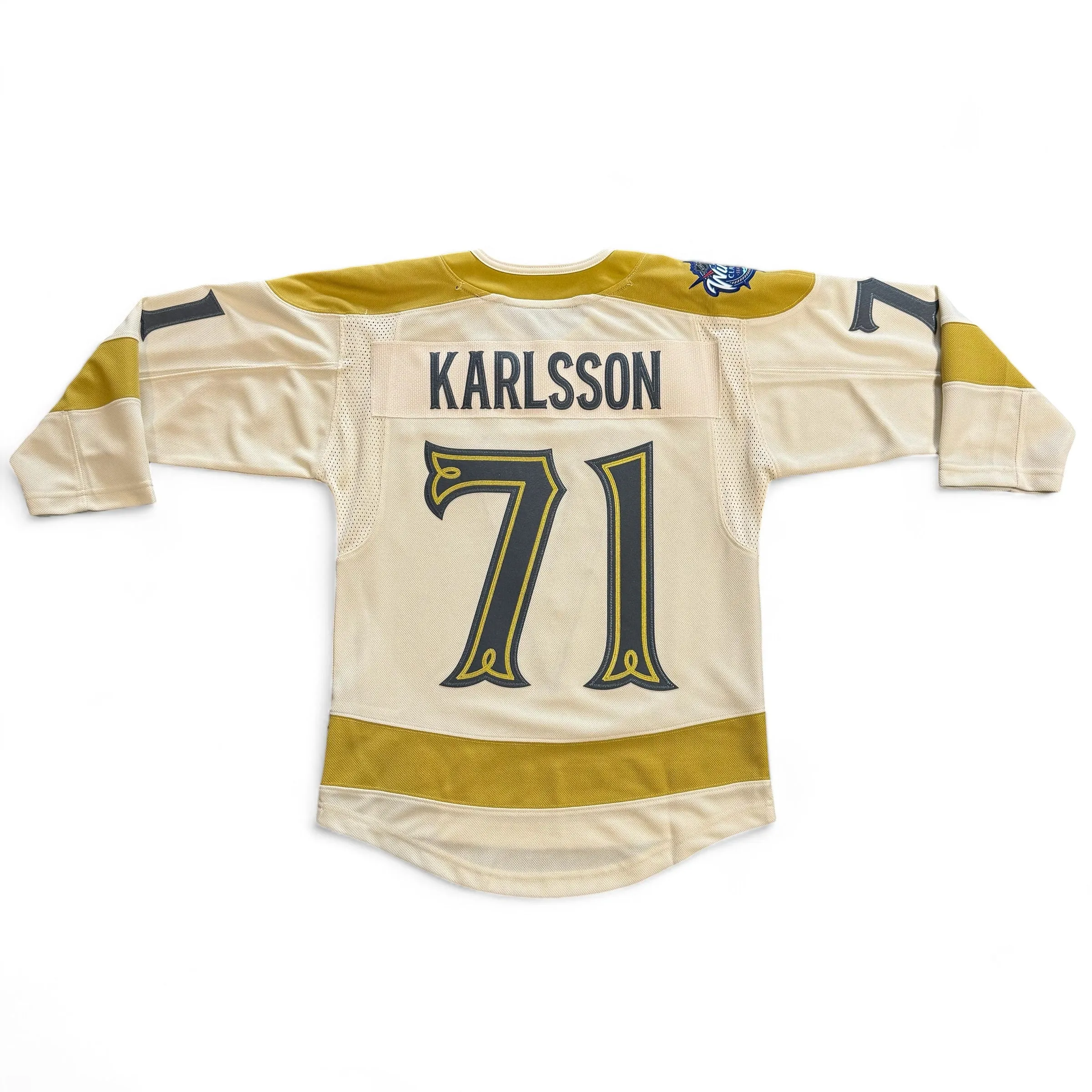 Vegas Golden Knights Youth Karlsson #71 Winter Classic Premier Jersey - Cream