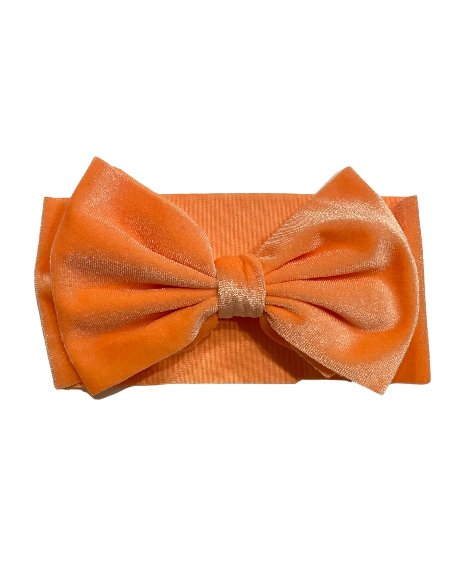 Velvet Baby Headwraps- Coral