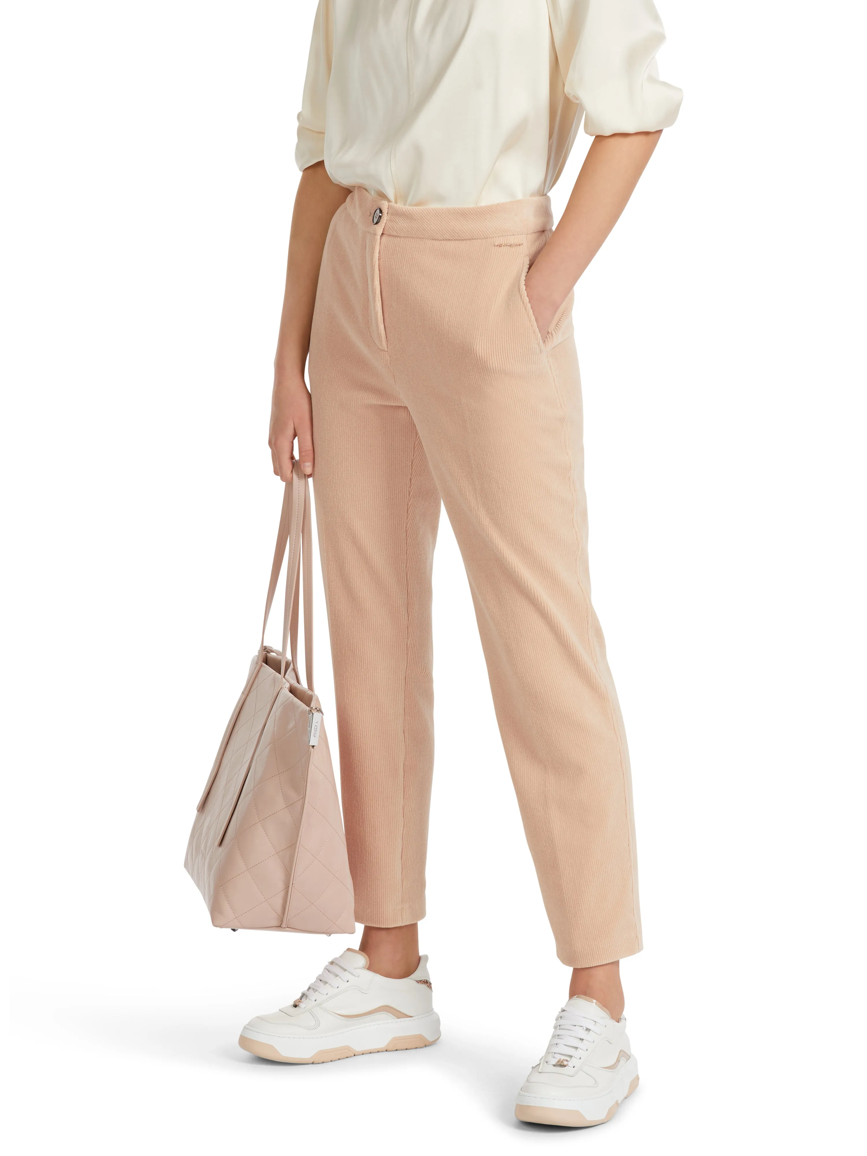 VELVETY CORD PANTS CLASSIC SLIM LEG