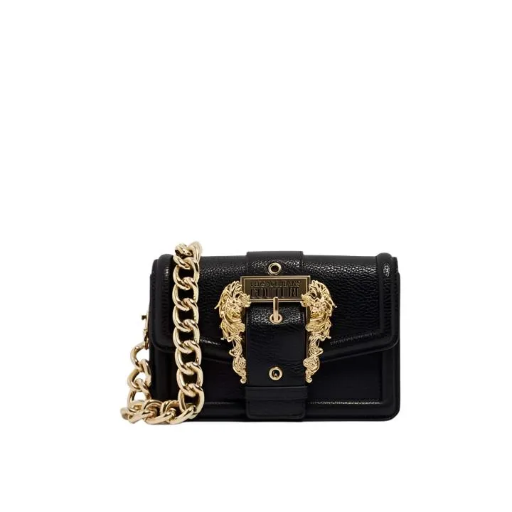 VERSACE JEANS COUTURE BLACK CROSS BAG