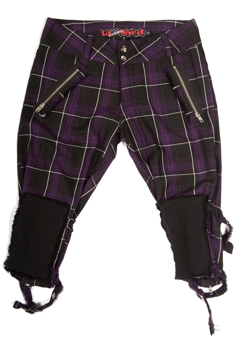 Vintage Punk & Disorderly Purple Capri Pants