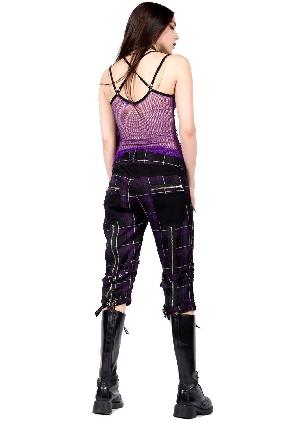 Vintage Punk & Disorderly Purple Capri Pants