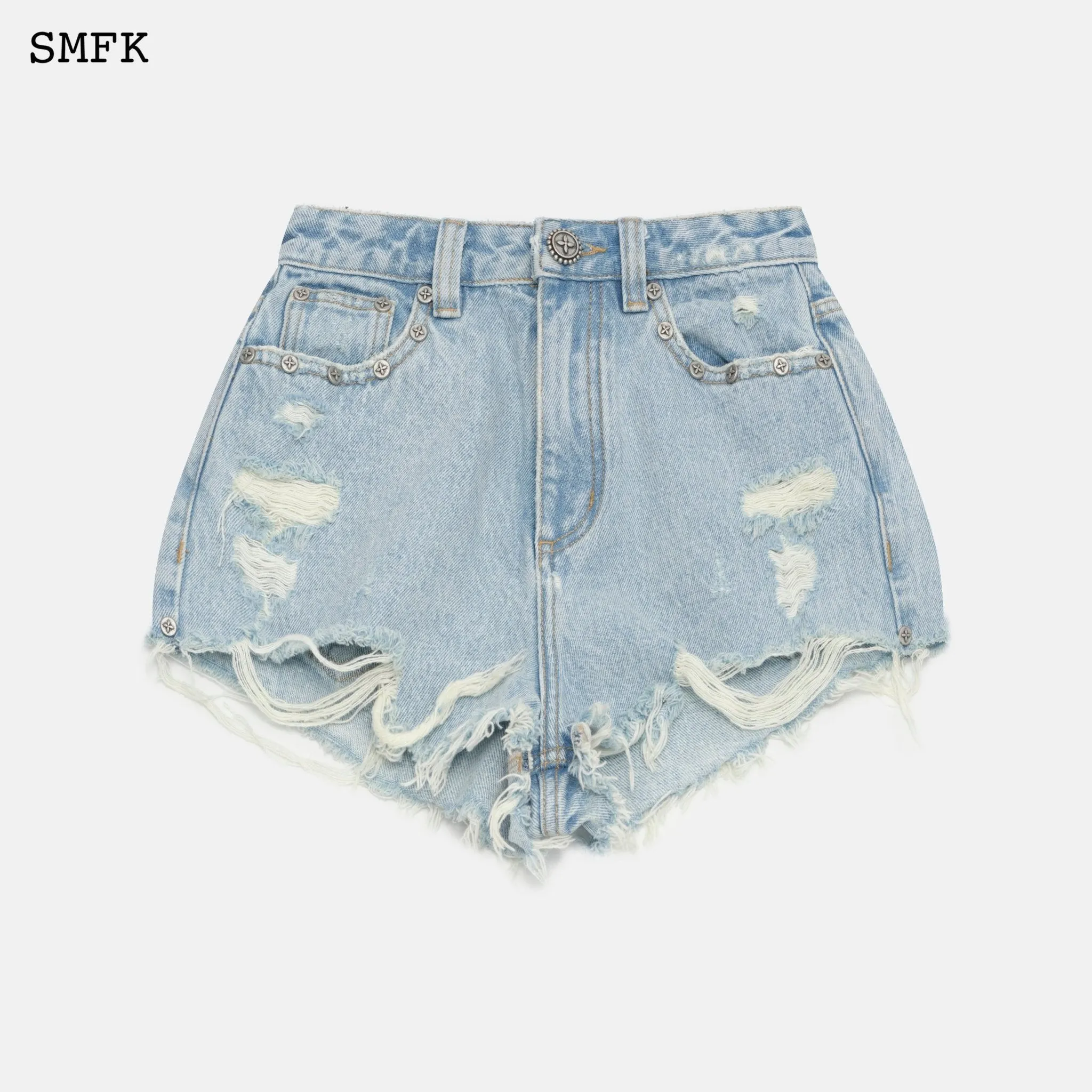 Wilderness Rock Blue Short Jeans