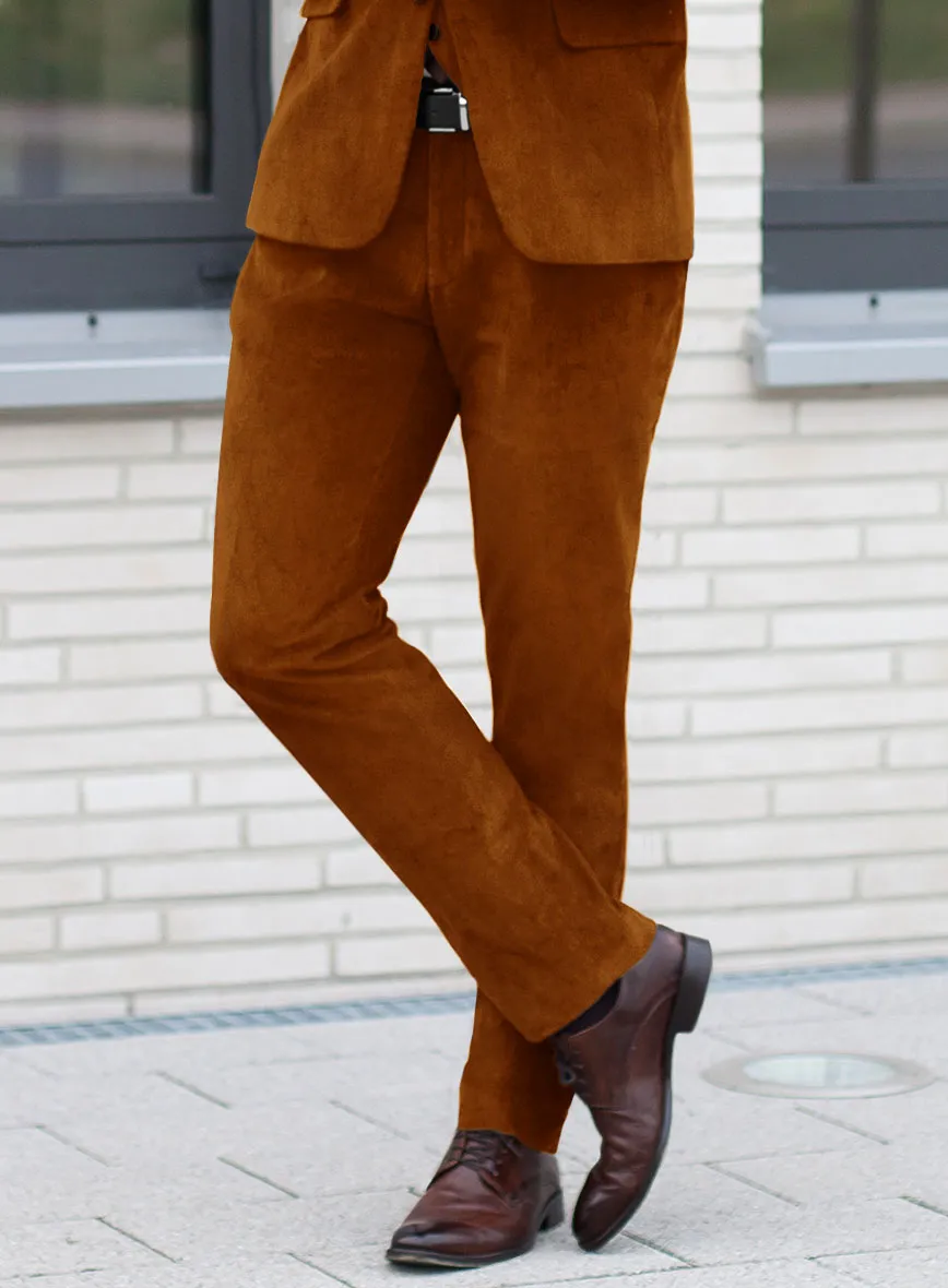 Windsor Tan Velvet Pants