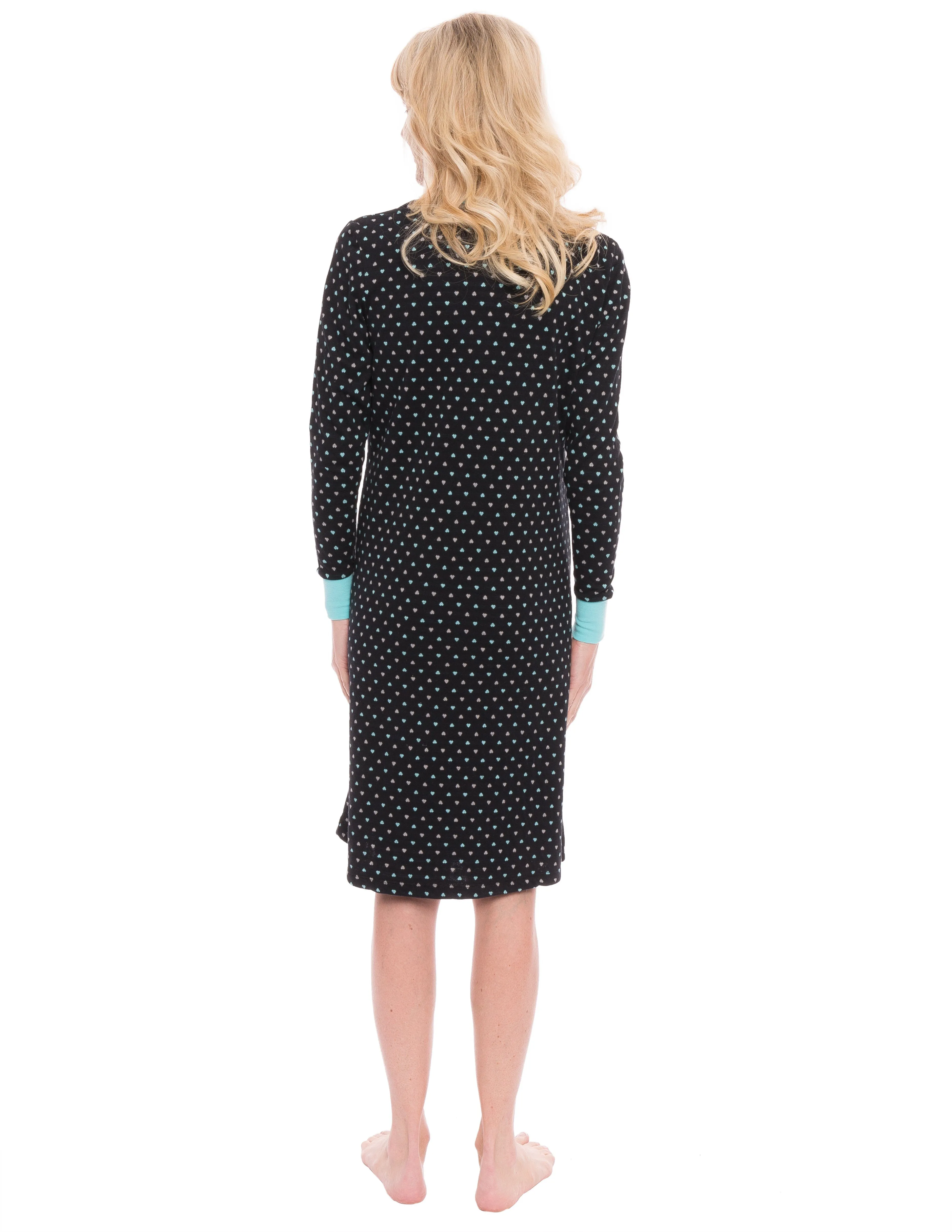 Women's Double Layer Knit Jersey Sleep Dress