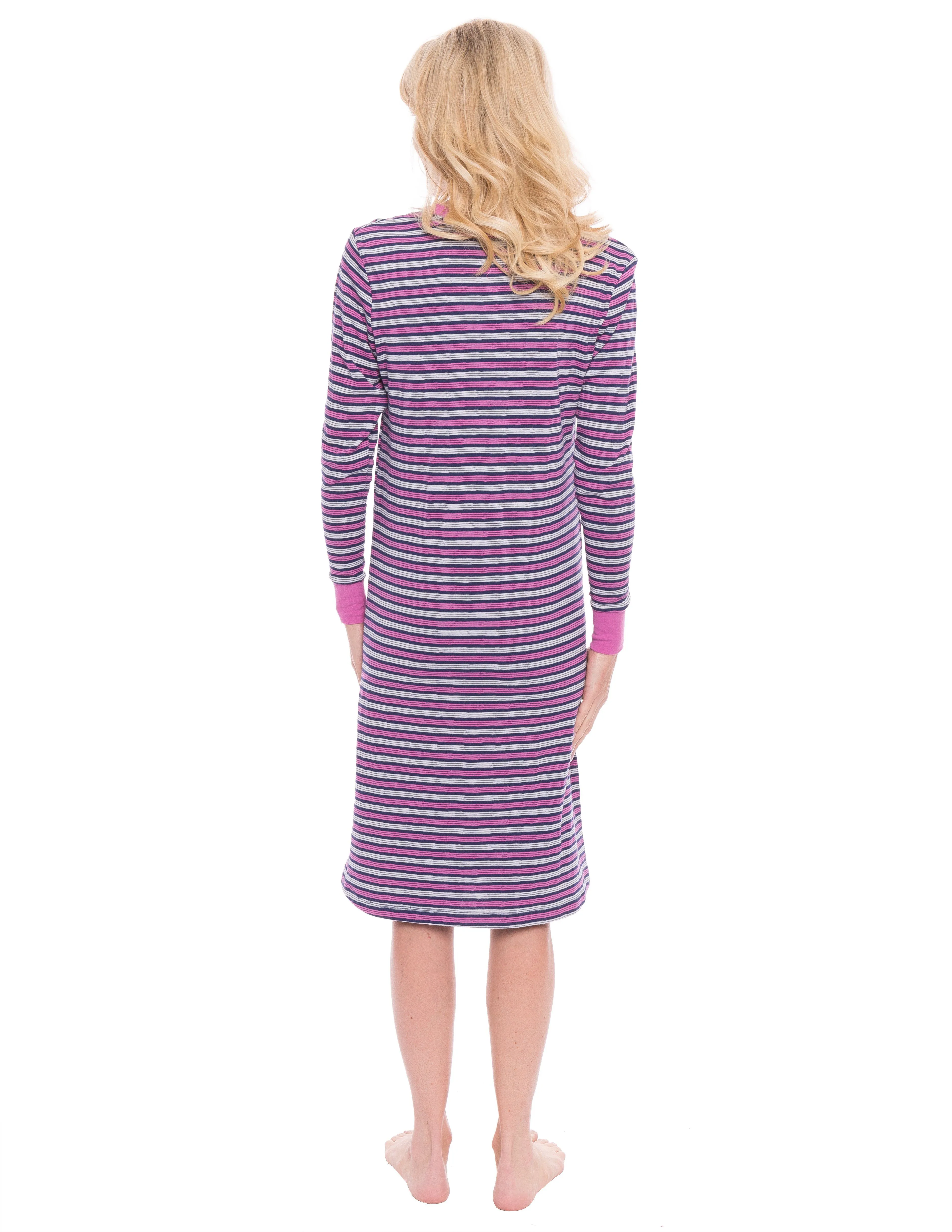 Women's Double Layer Knit Jersey Sleep Dress