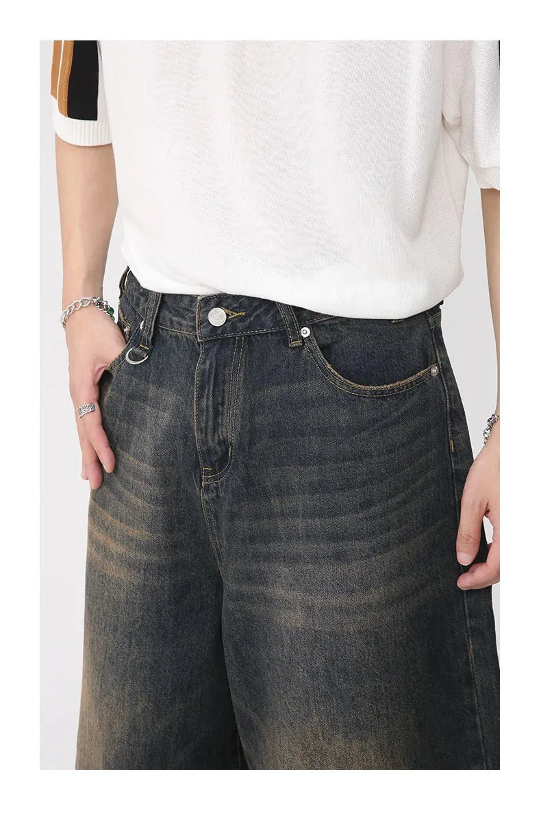 Women's Extra Long  Denim Bermuda Shorts