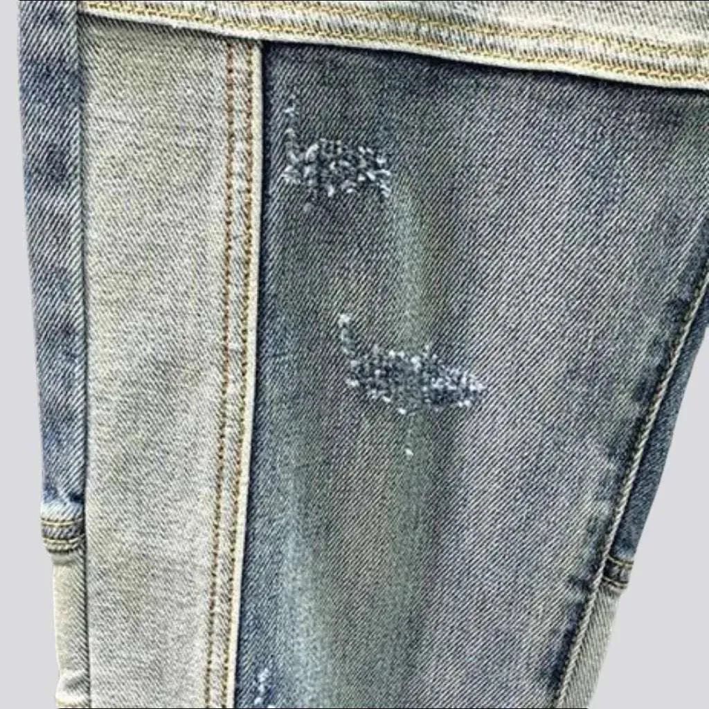 Y2k men's mid-waist jeans