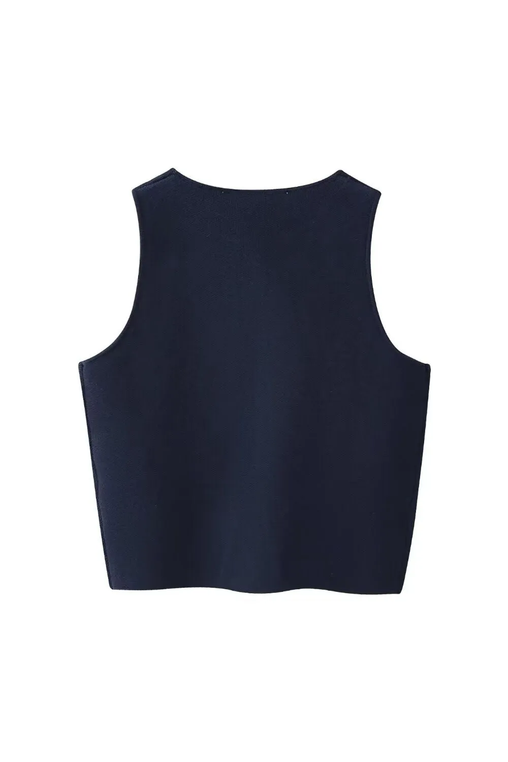 ‘Zarina’ Knitted Casual Vest Top