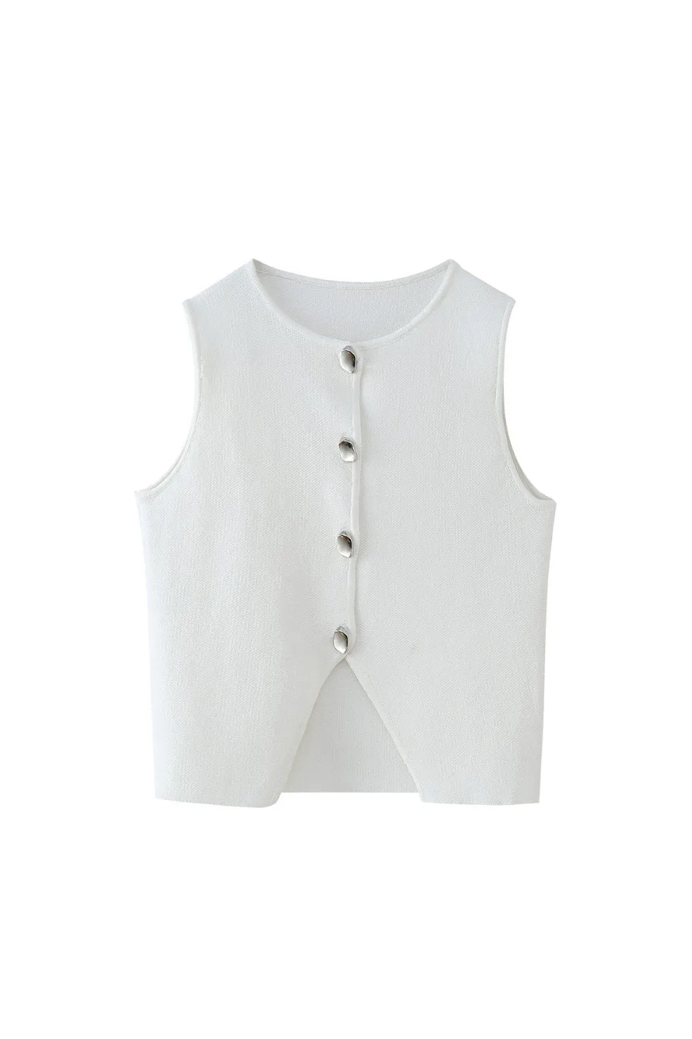 ‘Zarina’ Knitted Casual Vest Top