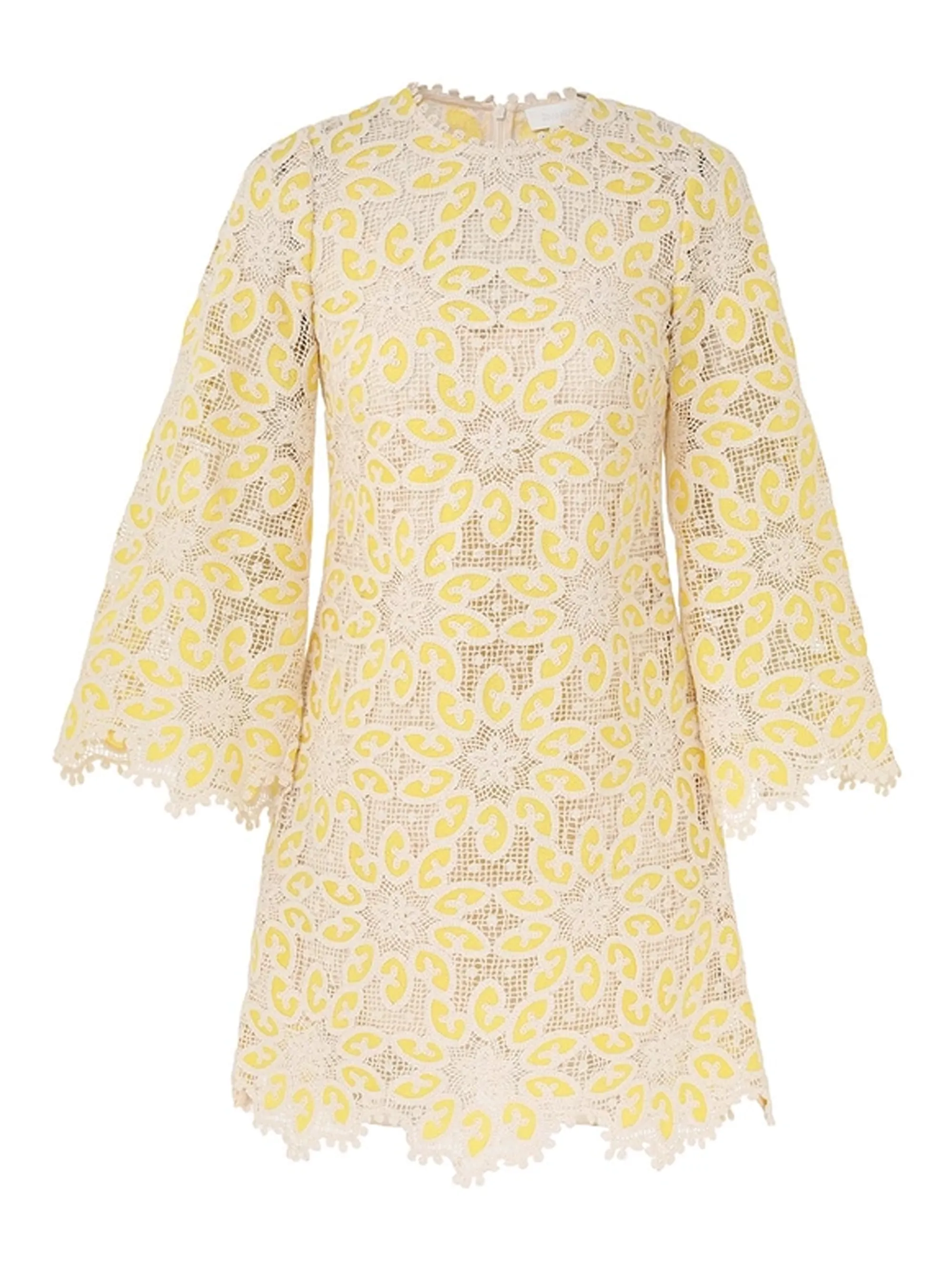 Zimmermann Golden Lace Mini Dress